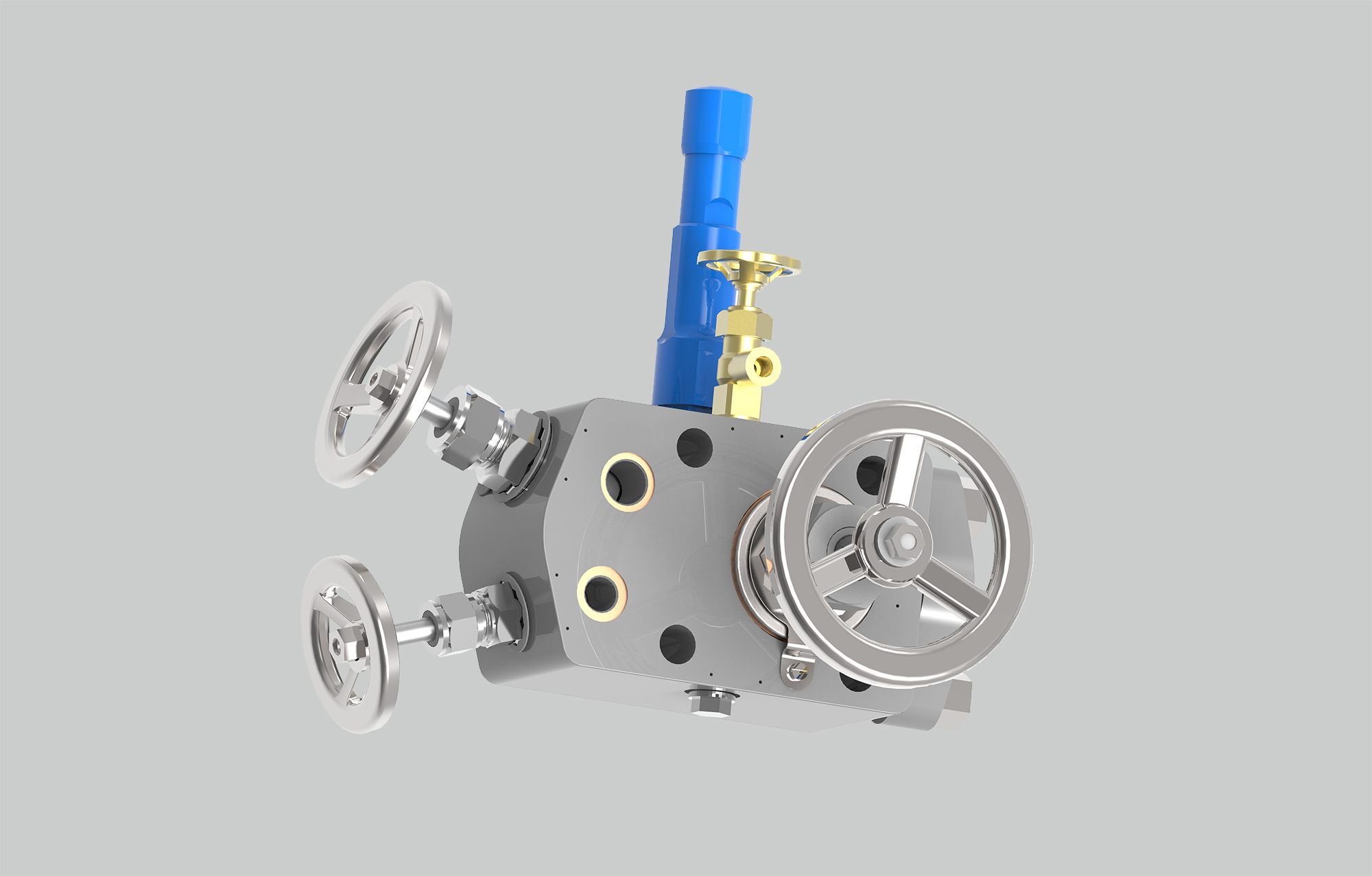 Neuenhauser Kompressorenbau valve heads for pressure vessels